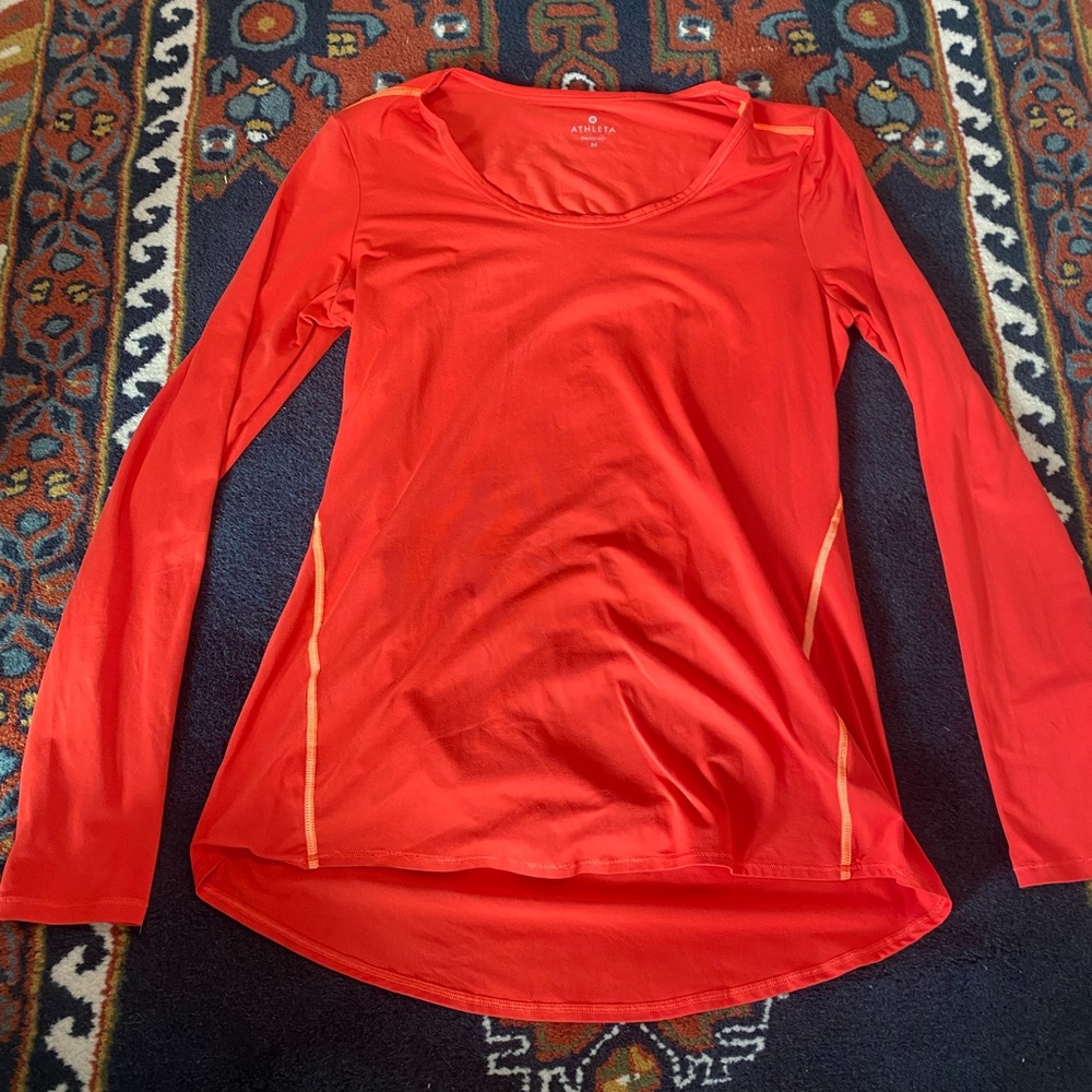 Athleta Long Sleeve Workout Top